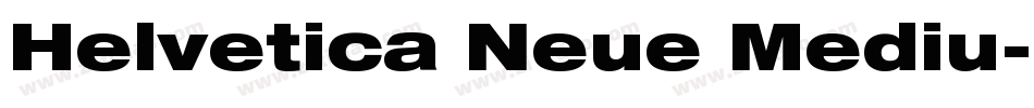 Helvetica Neue Mediu字体转换